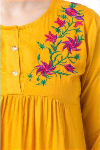 Women Party Wear Embroidered Tops