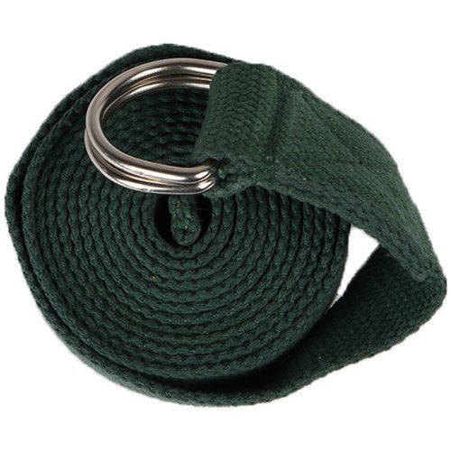 Green Plain Colored Yoga Strap