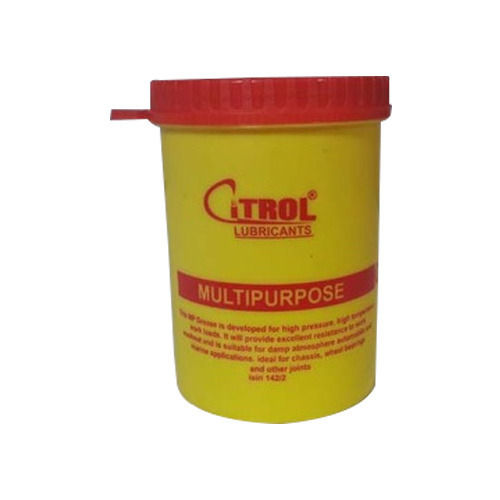 Yellow Plastic Grease Container 1 Kg