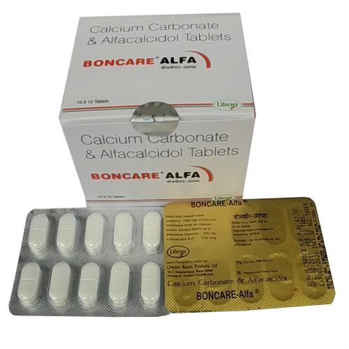 Bonacare Alfa Tablets (Boncare Alfa Calcium And Alfacalcidol) General Medicines