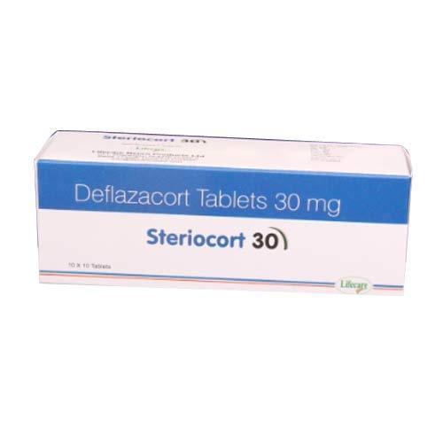 Deflazacort Tablets - 10 x 10 Tablets Per Box | Suitable For All, Cool Storage Instructions, As Prescribed By Physician