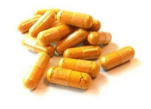 Herbal Yellow Curcumin Extract Capsules Age Group: For Adults