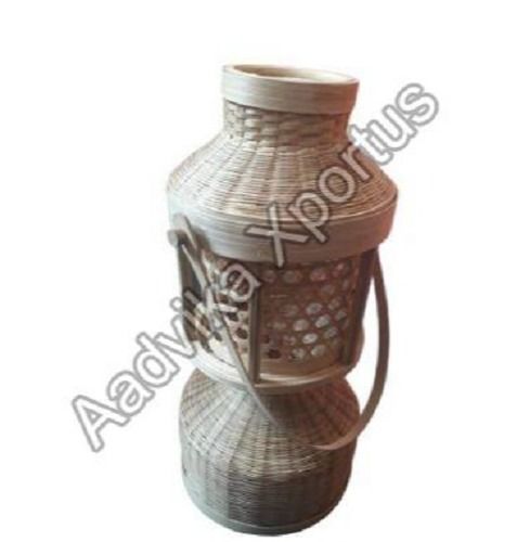 Brown Antique Shape Bamboo Lantern