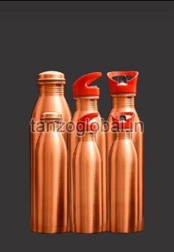 Copper Water Bottle With Caps Capacity: 1000Ml Milliliter (Ml)