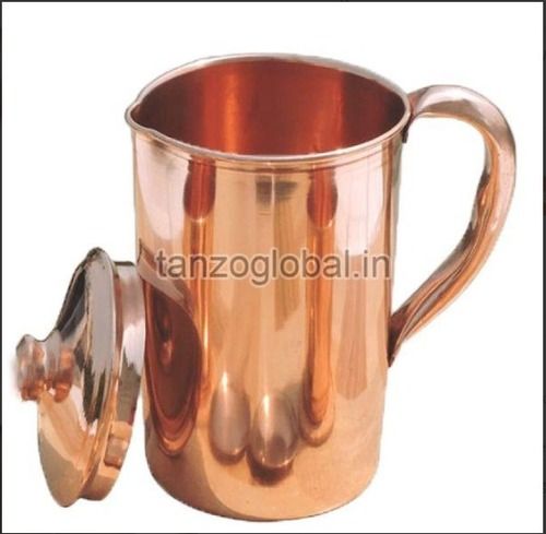 Copper Water Jug With Lid
