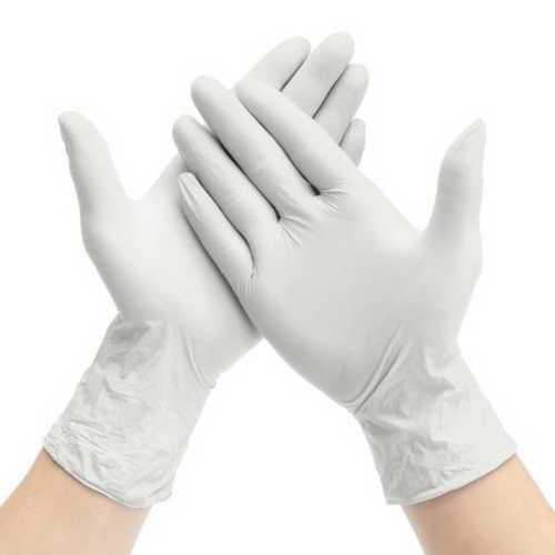 White Disposable Hand Gloves Grade: Medical