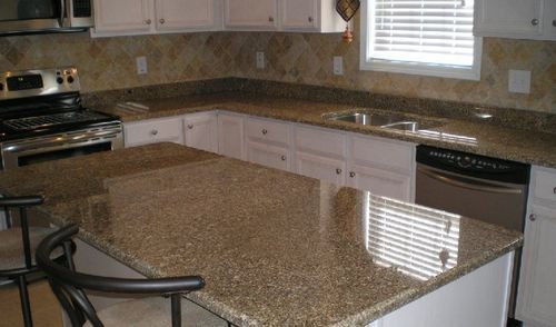 Brown Countertop Copper Silk Granite Stone