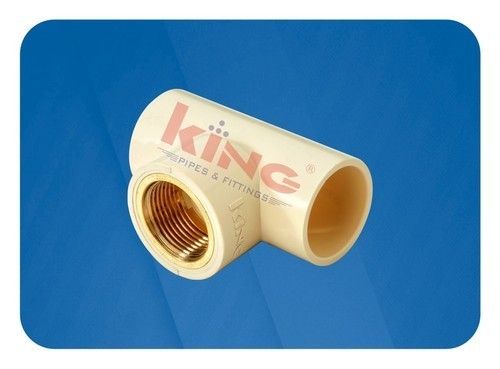 Gray Cpvc Brass Tee For Pipe Fitting