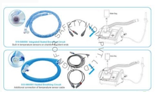 ग्रीन डिस्पोजेबल सिंगल यूज़ ब्रीदिंग सर्किट