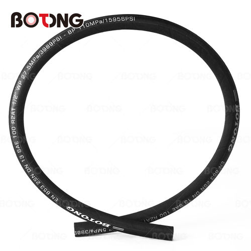 Heat Resistant Rubber Pipe Sae 100 R16 Hydraulic Hose Length: 20-105  Meter (M)