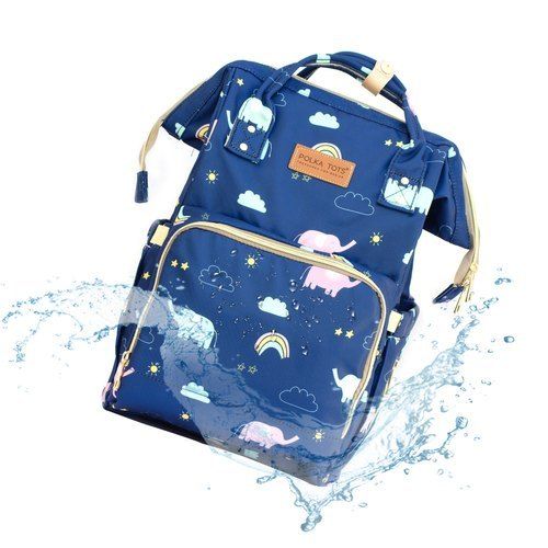 Polka Tots Stylish Waterproof Multifunctional Babies Diaper Bag For Mothers