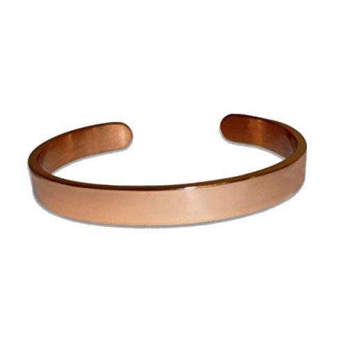 Round Unisex Copper Cuff Bracelets