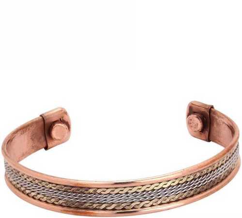 Health Round Unisex Copper Cuff Bracelets