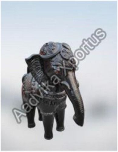 Terracotta Elephant Statue Decor
