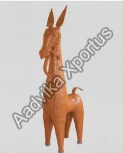 Terracotta Horse Statue Decor