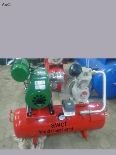 टू स्टेज इंजन एयर कंप्रेसर एयर फ्लो क्षमता: 200 लीटर (L)