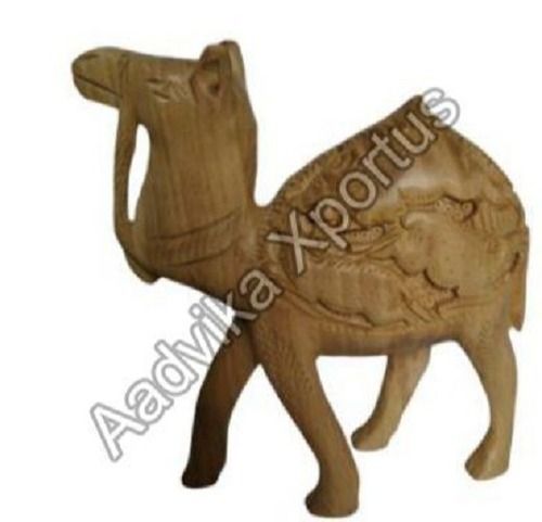 Wooden Camel Statue Decor