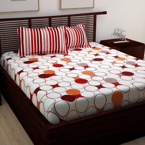 Cotton Flower Printed Bed Sheets