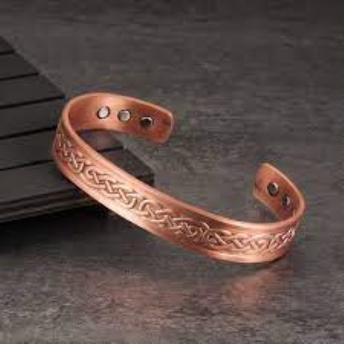 Health Fashion Round Unisex Copper Cuff Bracelets