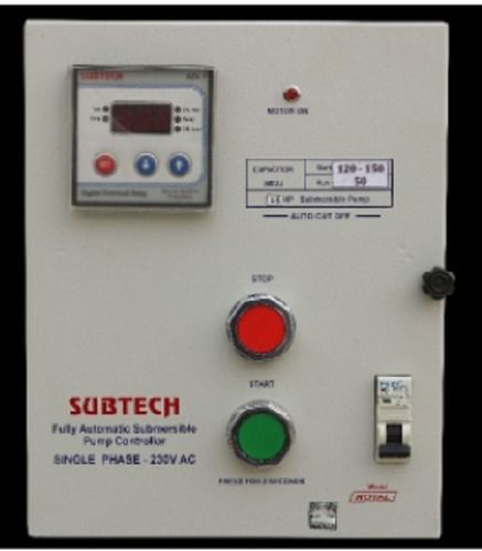 Single Phase Motor Starter Control Panel Base Material: Metal Base