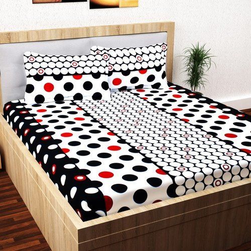 Circle Printed Double Bedsheet