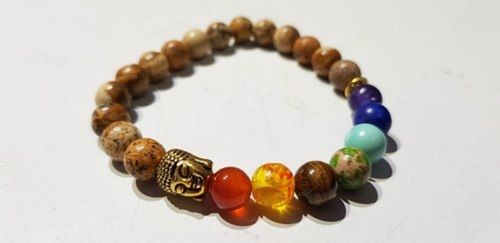 Astrology 4 Inch Seven Chakra Bracelet Gender: Unisex