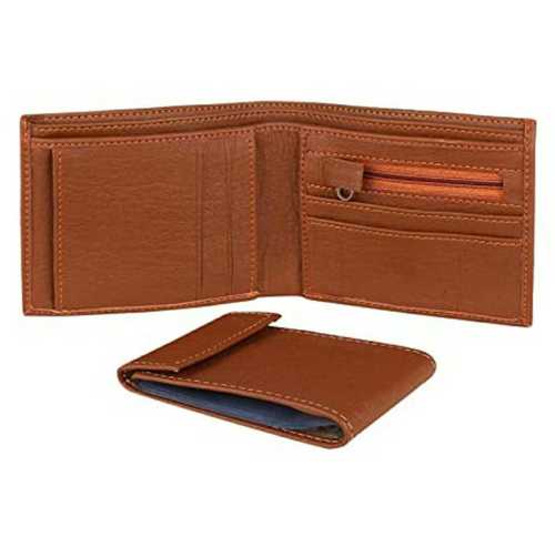 Brown Leather Mens Wallet Design: Modern