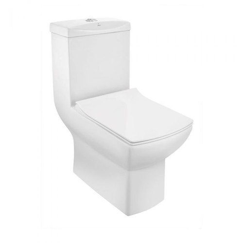 White Lyric Single Piece Toilet Seat