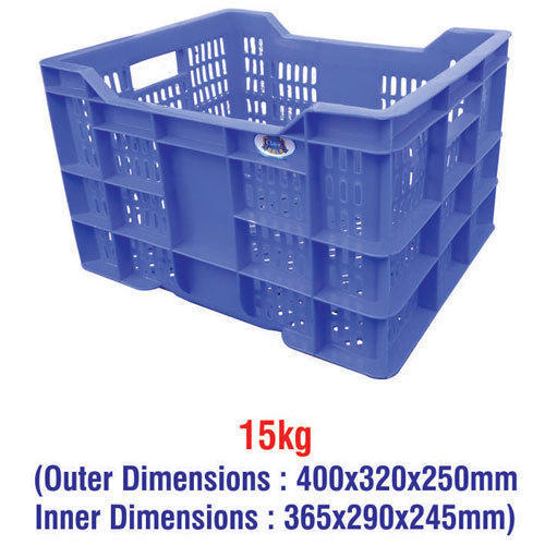 Blue Storage Plastic Crate