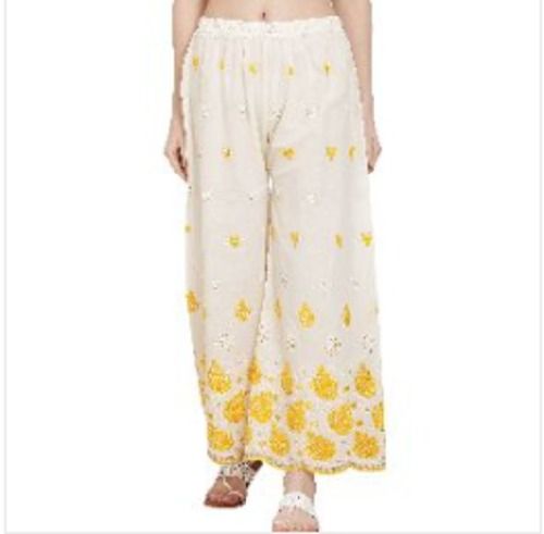 Cotton Embroidery Palazzo Pant