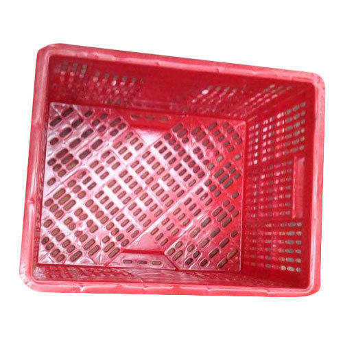 Red Logistic Plastic Crate