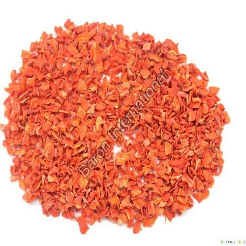 Natural Red Carrot Flakes  Texture: Dried