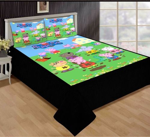 Premium 3d Digital Print Heavy Quality Bedsheet