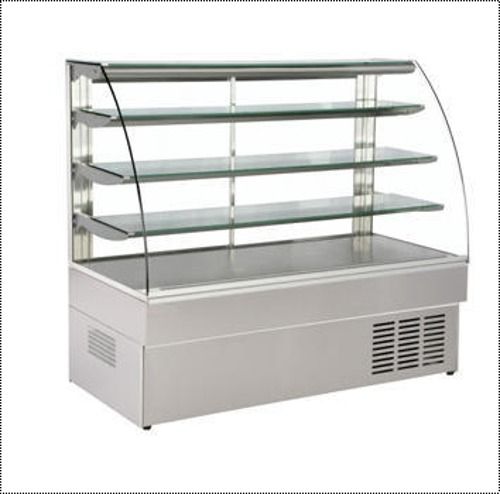 Silver Bend Glass Cold Display Counter