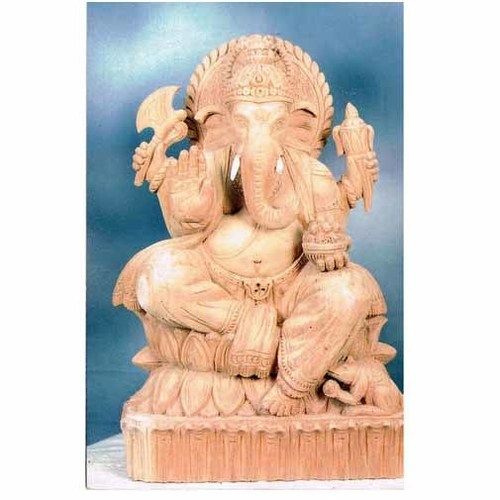 Hand Carved Ganesh Statue