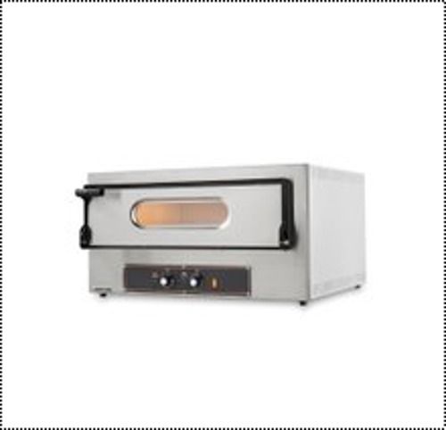 Silver Semi Automatic Commercial Pizza Oven