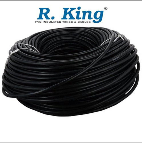 Black 6 Sq Mm Insulated Copper Wire