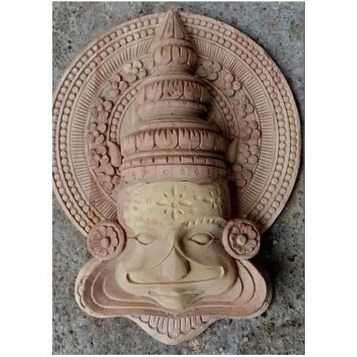 Decorative Wooden Kathakali Mask Sculpture