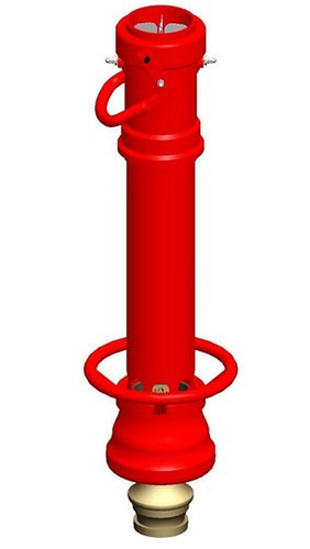 Foam Making Branch Pipe - Aluminum Alloy 63mm Size Red Color | Superior Finish High Strength Sturdy Design Fire Safety Purpose