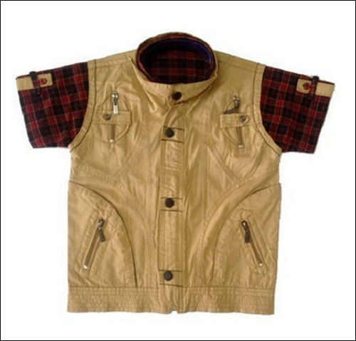 Half Sleeves Party Wear Kids Jacket Shirt