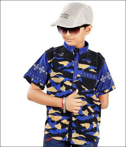 Kids Multicolor Cotton Shirt