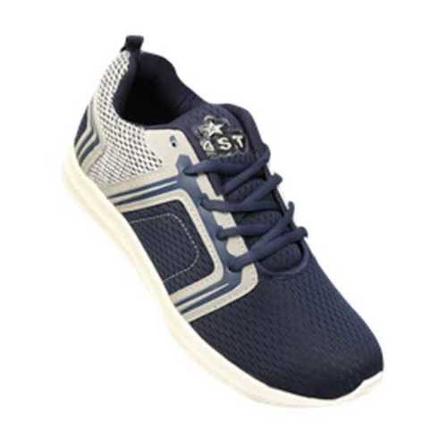 Blue Plain Running Sports Shoes