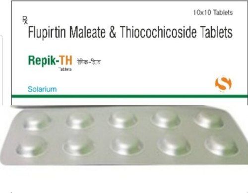 रेपिक टीएच फ्लुपिरटिन मालेरेट और थियोकोचिकोसाइड टैबलेट 