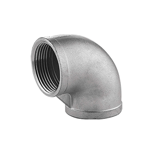 Silver Threaded Elbow With High Corrosion Resistivity