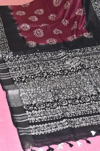 Multi-Color Designer Cotton Slab Saree