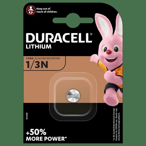 Duracell 4 x Duracell CR1/3N Battery Lithium DL1/3N 1/3N 2L76 3v Exp 2030 Button Cell New 