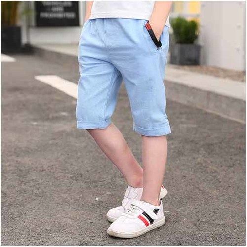 Boys Plain Cotton Shorts Age Group: 4-14 Years