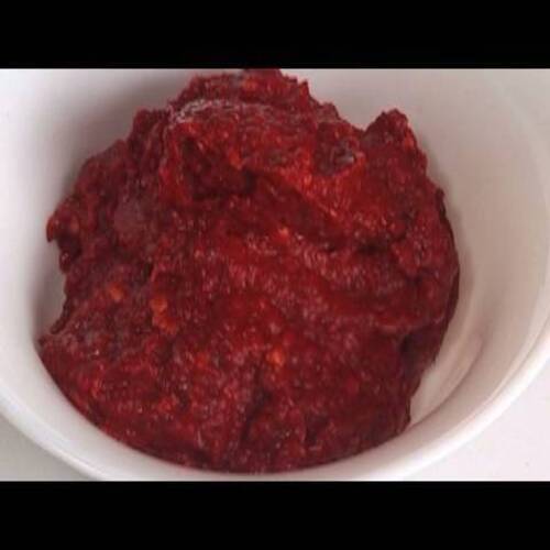 Healthy And Natural Organic Red Chilli Paste