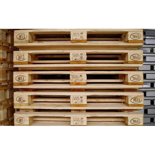 Wooden Pallets - High Grade Raw Material Construction | Ideal for Easy Product Packaging and Transportation