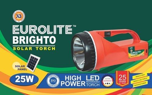 25w Rechargeable Solar Led Plastic Torches